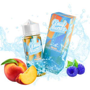 Cloud Nurdz Peach Blue Raspberry Iced Pod Edition 40/120ml