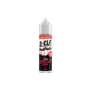 S Elf Juice Pud Puds Strawberry Jam Clotted Cream Scone 20/60ml