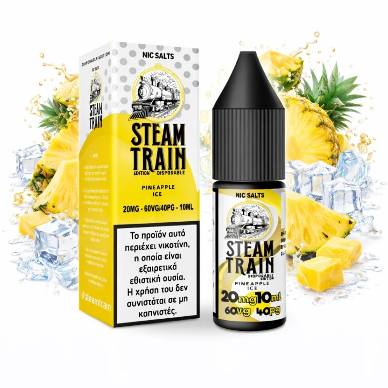 Steam Train - Disposable Edition Pineapple Ice Nic Salt 20mg 10ml