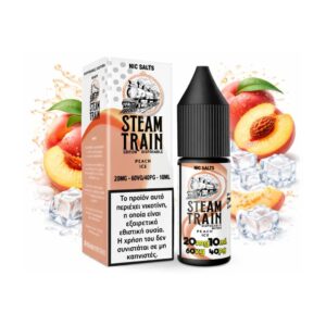 Steam Train Disposable Edition Peach Ice Nic Salt 20mg 10ml