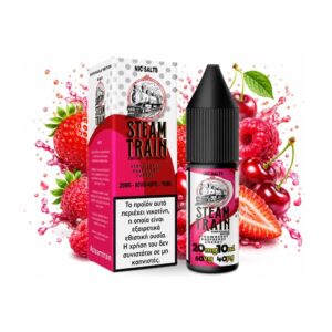Steam Train Disposable Edition Strawberry Raspberry Cherry Nic Salt 20mg 10ml
