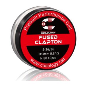 Coilology – Fused Clapton Prebuilt Coil Ni80 0.34ohm 10τμχ