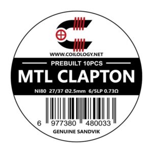 Coilology – MTL Clapton SANDVIK Ni80 0.73ohm 10τμχ
