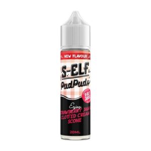 S Elf Juice Pud Puds Strawberry Jam Clotted Cream Scone 20/60ml